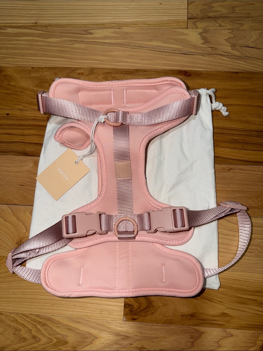 NWT Wild One Soft Pink Dog Harness with Padded Support